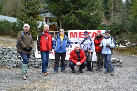 Zawodnicy na mecie podczas XIII Rajd „Ku źródłom Wisły”